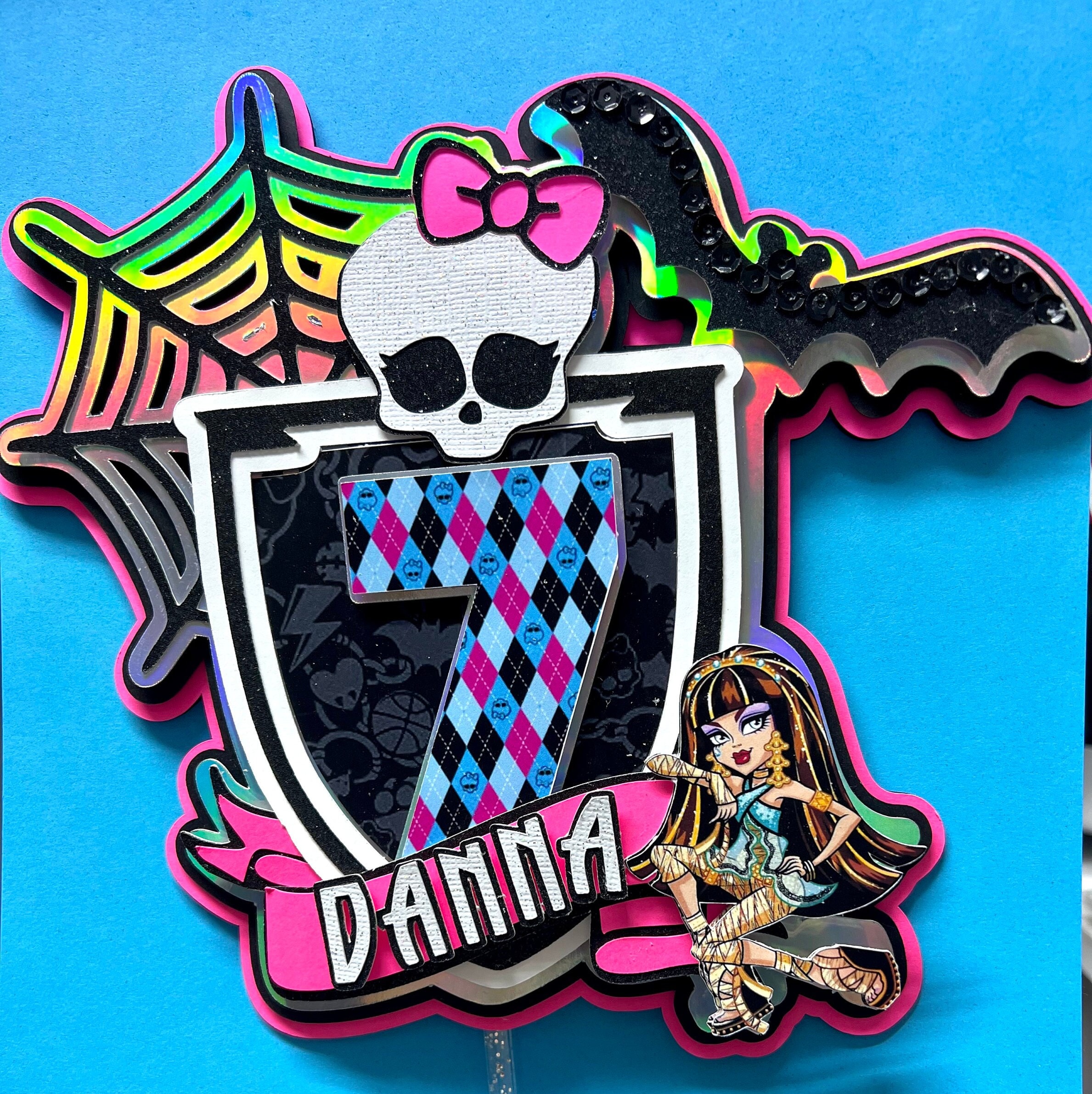 Monster High Printable Cupcake Toppers