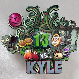 Plants Vs Zombies Heroes Green Shadow Edible Cake Topper Image ABPID09 – A  Birthday Place