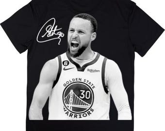 Descarga digital PNG de la firma de Stephen Curry, camisetas gráficas de baloncesto, impresión de transferencia DTF de baloncesto, diseño de camiseta de baloncesto PNG