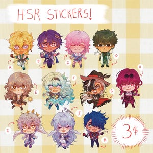 Honkai Star Rail- Stickers