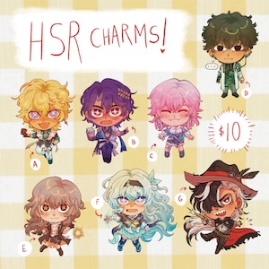 Honkai Star Rail- Phone Charms