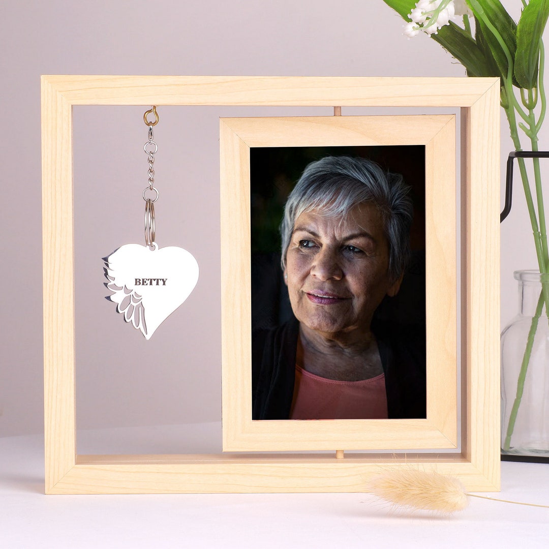 Memorial Photo Frame, Sympathy Picture Frame, Photo Frame With Memorial