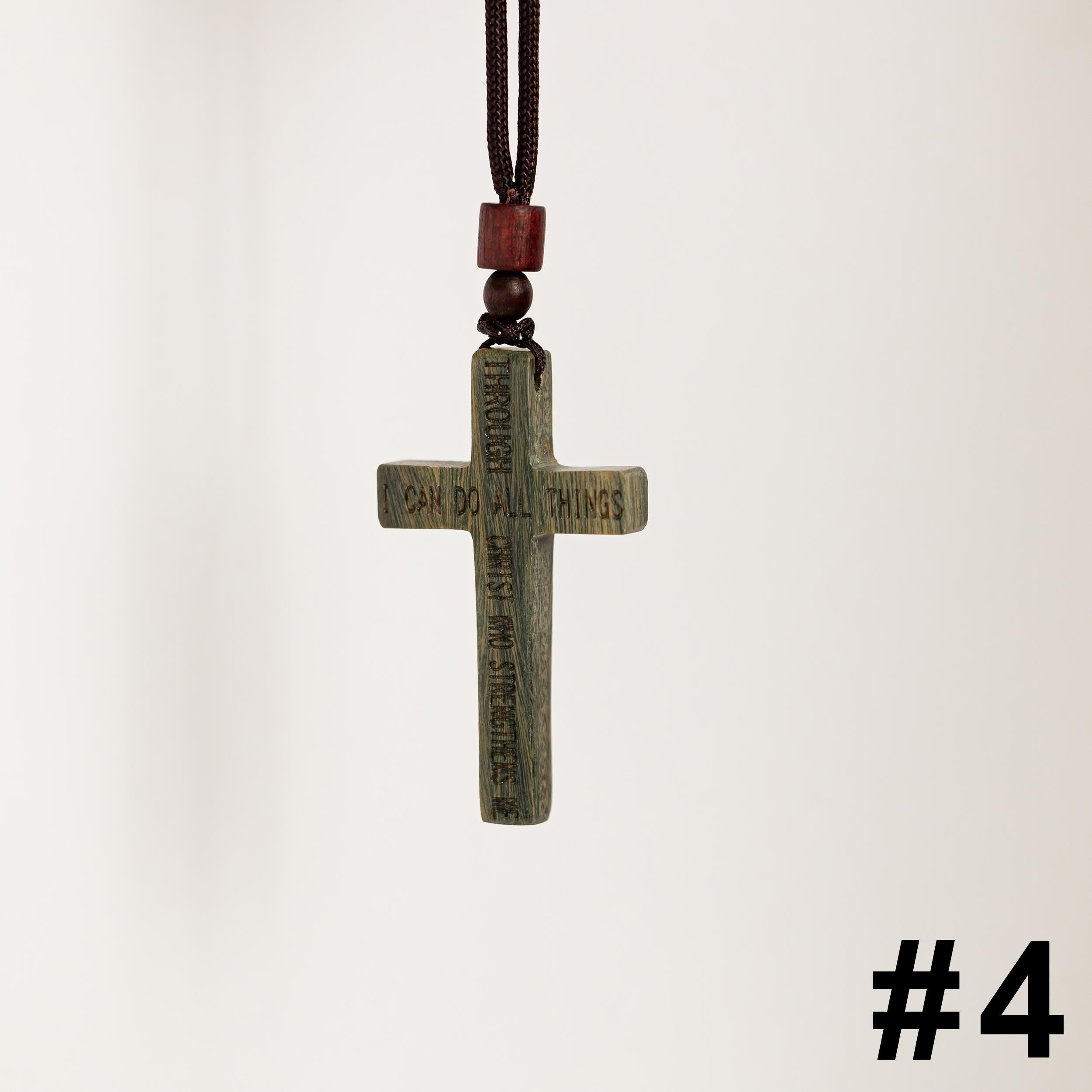 Autospiegel Hängeaccessoires, Kreuz Hängeornament, Weihnachtsgeschenk, I Can Do All Things Autozubehör, Kreuz für Autospiegel