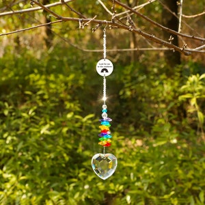 Persopnalized Pet Memorial Gift, Custom Pet Loss Gift, Pet Memorial Gift, Pet Memorial Suncatcher Rainbow Bridge, Loss of Pet Sympathy Gift