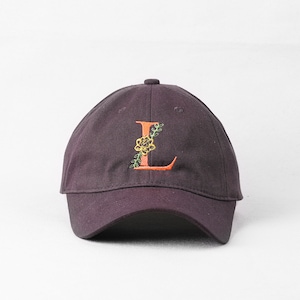 Gorra de béisbol con bordado de flores de nacimiento personalizada, gorra floral con iniciales personalizadas, gorra de béisbol con monograma, gorra de algodón lavado, regalo de cumpleaños para mujeres