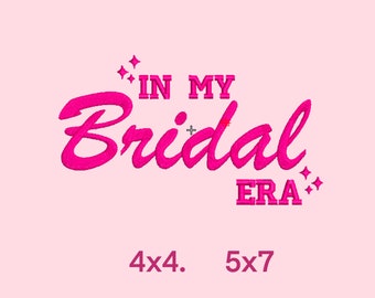 Bridal era bachelorette - Embroidery Design, Trendy Embroidery, Instant Download, Embroidery file Pattern, PES DST JEF