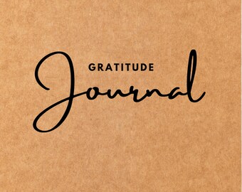 Printable Gratitude Journal