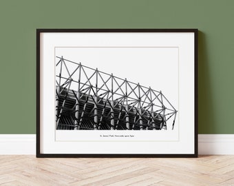 St James Park, Newcastle Football, Newcastle United, NUFC, Newcastle Stadion, Geordie, Fußballkunst, St James Park Stadion, Fußballmannschaft