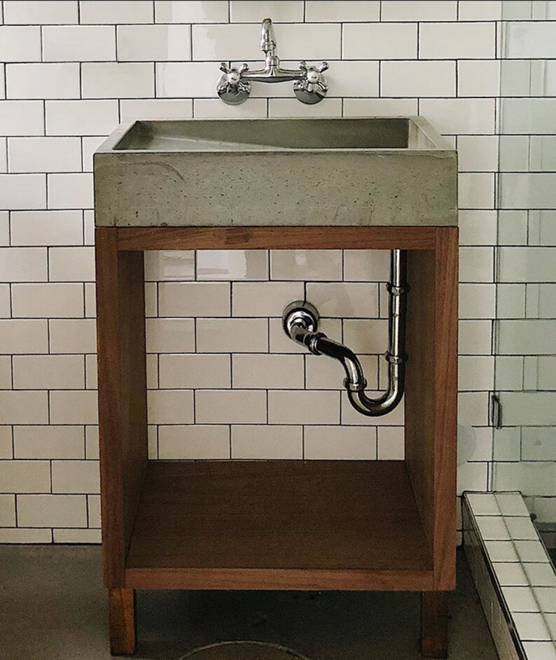 Concrete Vessel Sink Etsy