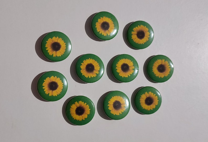 1 25mm hidden disability sunflower pin badge zdjęcie 2