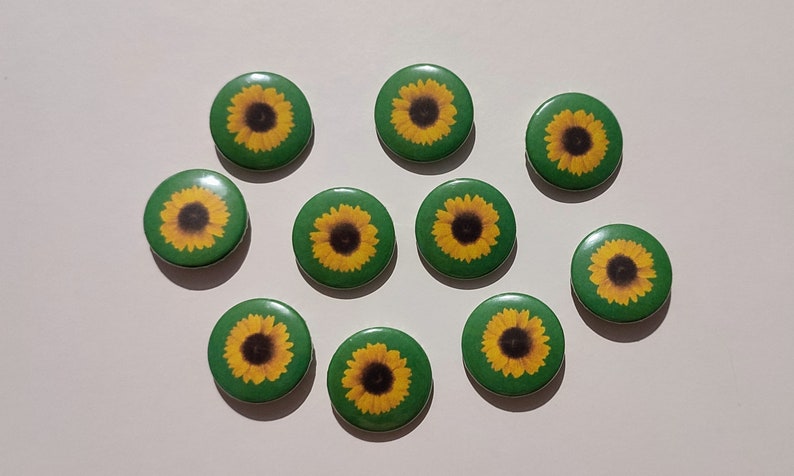 1 25mm hidden disability sunflower pin badge zdjęcie 1