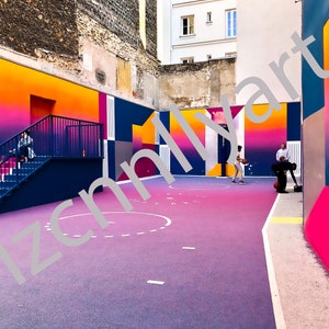 Pigalle Basketball in the Morning by lzcnnllyart