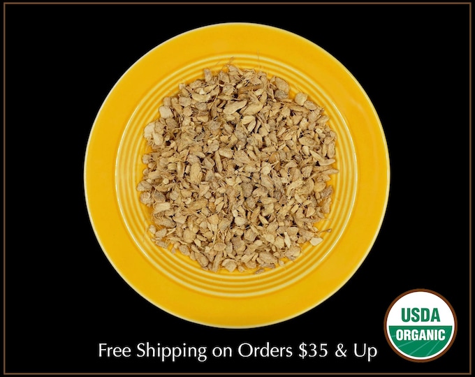 Premium Certified Organic Ginger Root Loose Tea