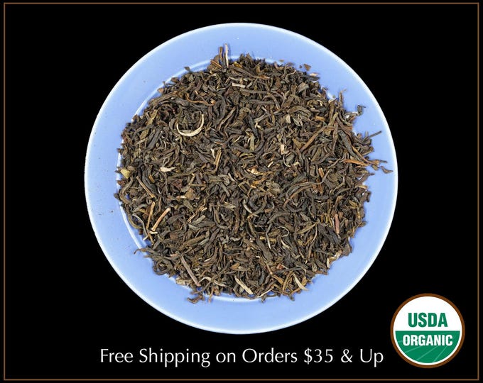 Premium Certified Organic Jasmine Green Loose Leaf Tea