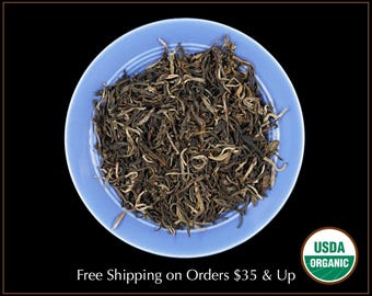 Premium Certified Organic Yellow Pu-erh Loose Leaf Tea