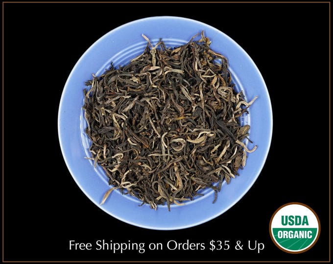 Premium Certified Organic Yellow Pu-erh Loose Leaf Tea