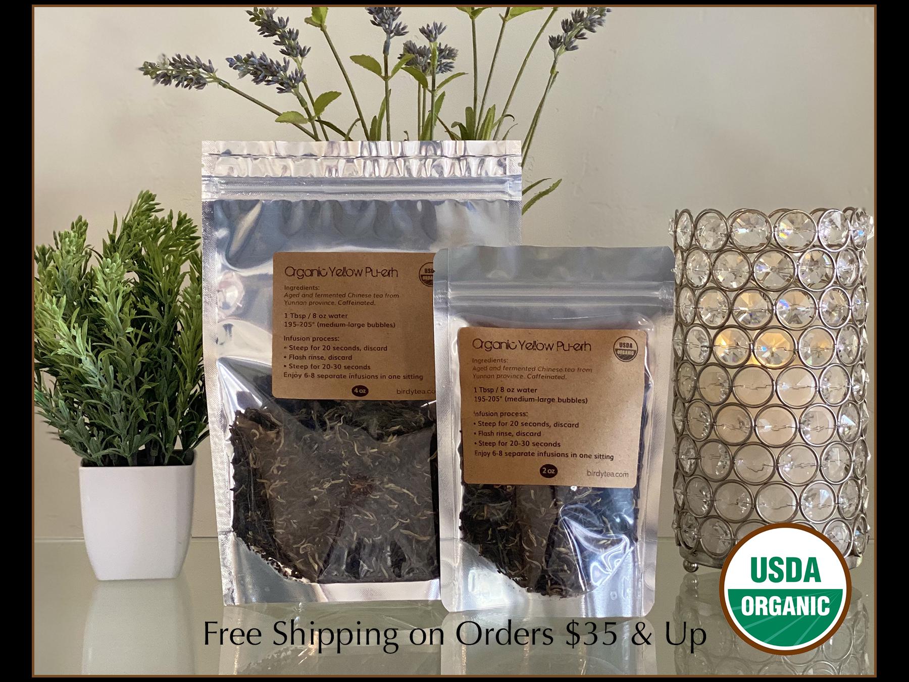 Authentic Pu-erh Loose Leaf Tea - 4oz (1/4 Lb) From China