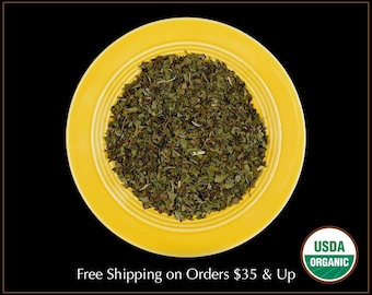Premium Certified Organic Peppermint Loose Leaf Tea