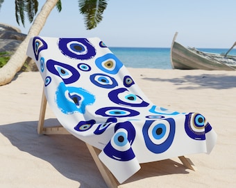 Evil Eye Beach Towel