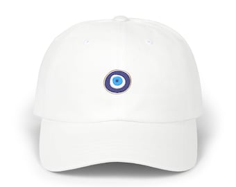 Evil Eye Dad Cap: Trendy Protective Cotton Baseball Hat