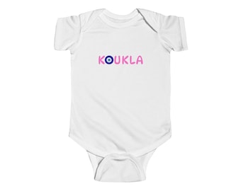 Koukla Greek Baby Onesie - Short Sleeve
