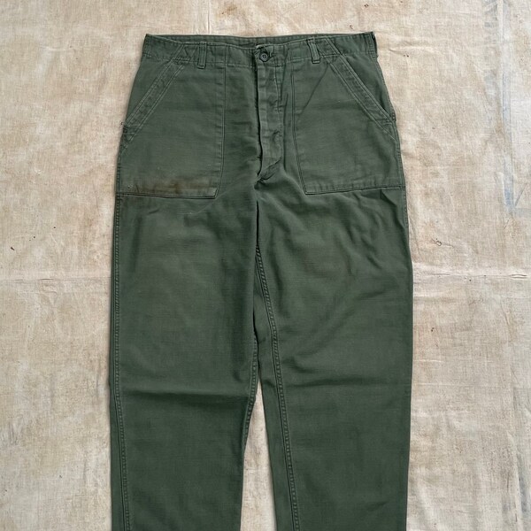 Vintage 1960s 70s OG 107 Fatigue Pants 35w