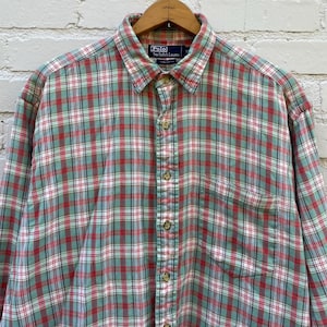 Vintage 1990s Polo Ralph Lauren Cotton Flannel XL