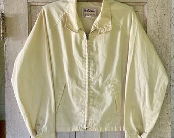 Vintage 70s Yellow Harrington Jacket