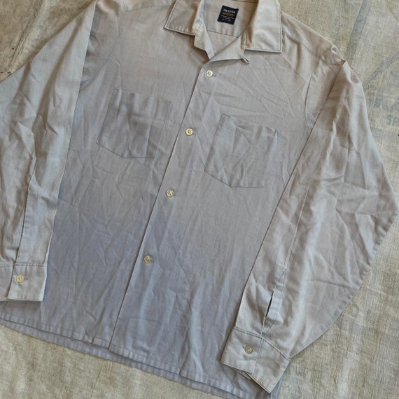 Vintage 1960s Van Heusen Loop Collar Shirt S - image 3