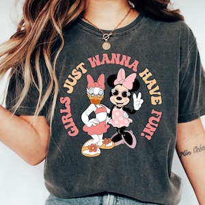 Disney Minnie Daisy Summer Shirt, Girls Just Wanna Have Sun, Disney Besties Shirt, Disneyworld Shirt, Disney Summer Shirt