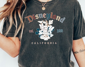 Retro Disneyland Est 1955 California Shirt, Vintage Disneyland Shirt, Mickey And Friends shirt, Disney's Gift, Disney Trip Shirt