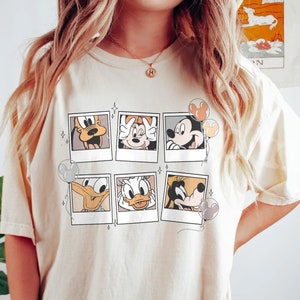 Vintage Disney Mickey Polaroid Shirt, Mickey and Friends Shirt, Disneyland Shirt, Disneyworld Shirt, Disney Family Shirts image 1