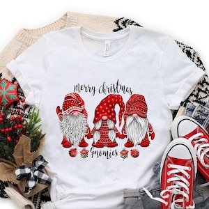 Merry Christmas Gnomes T-Shirt, Christmas Gnomes Shirt, Christmas Shirt For Family, Christmas Family Matching Shirt, Cute Christmas Gift Tee