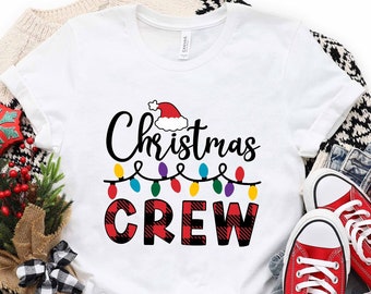 Christmas Crew Christmas Lights T-Shirt, Christmas Family Matching Shirts, Family Christmas Shirt, Family Christmas Pajamas, Christmas Shirt