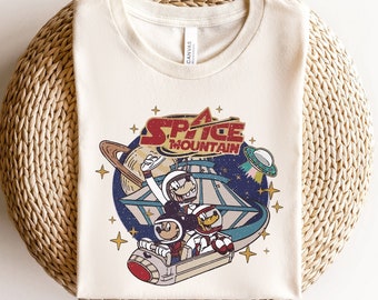 Space Mountain Shirt, Magic Kingdom Shirt, Mouse And Friends Space Shirt, Disney Shirt, Vintage Disney Shirt, Vintage Space Mountain Shirt