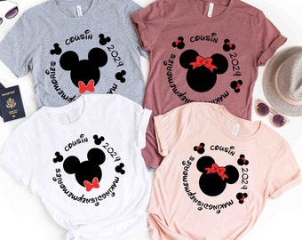 Making Disney Memories Cousin Matching 2024 T-Shirt, Disney Cousin Squad, Matching Disney Shirts, Disney Cousin Trip, Disney Cousin Crew Tee