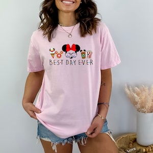 Disney Best Day Ever, Disney Snacks Tee, Best Day Ever, Disney Trip Shirts, Disney Shirts, Best Disney Trip, Disney Matching Shirts