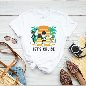 Disney Let's Cruise Shirt, Colorful Let's Cruise Shirt, Disneyland Shirt, Let's Cruise Tees, Disney Cruise Shirts, Disneyworld Shirt zdjęcie 2