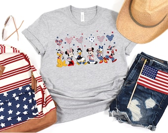 Mickey Mouse and Friends 4th of July Shirt, Disney Freedom, Disney Independence Shirt, 4th Of July Shirts, Disney 4th Of July Shirt