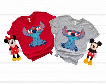 Stitch Shirt, Disney 4th of July Shirt, 4th of July Disney Vacation Shirt, Stitch 4th of July Shirt, Disney Patriotic Shirt, 4th of July