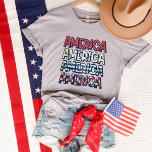 America Retro Shirt, 4th Of July Shirt, America Shirt, America Flag Shirt, Retro 4th Of July Shirt, Gift for Independence Day, 4th Of July