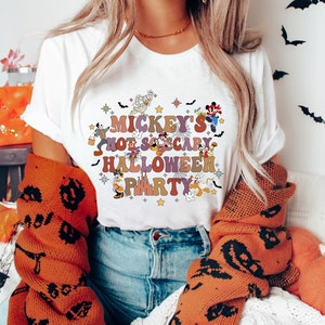 Mickey&#39;s Not-So-Scary Halloween Party Shirts, Mickey and Minnie Halloween Family T-Shirts, Kids Disney Halloween, Disney Halloween Shirts