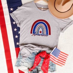4th of July America T-shirt, American Flag Shirt, USA shirt, Patriotic T-Shirt, 4th of July family shirts, Memorial Day Shirt, America Shirt