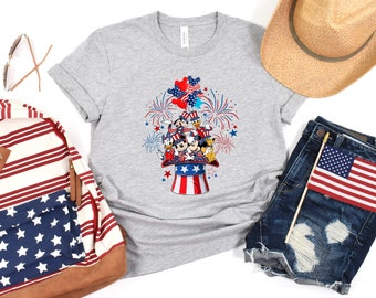 Mickey And Friends 4th Of July Shirt, Fourth of July Disney Trip,Happy 4th Of July Disney Shirt,Disney Independence Day,Disney Freedom Shirt