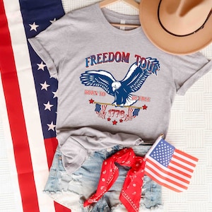 Freedom Tour - Born to Be Free T-Shirt, American Eagle Shirt, Independence Day Shirt, Patriotic Shirt, 4th of July Shirt, Memorial Day Shirt