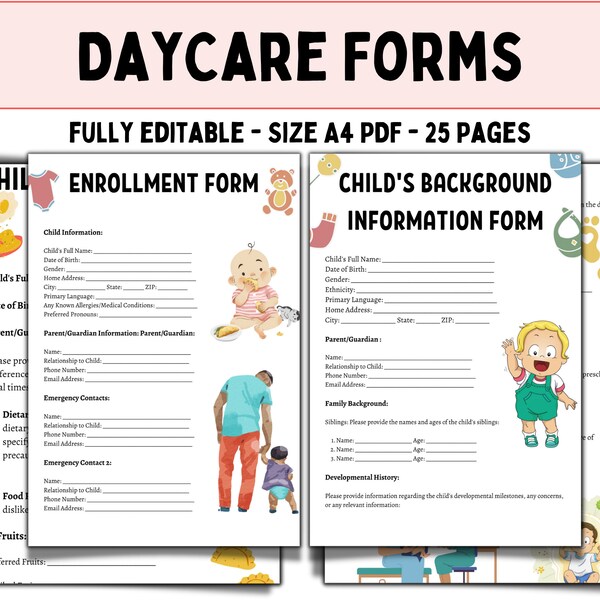 Daycare Starter Kit Etsy