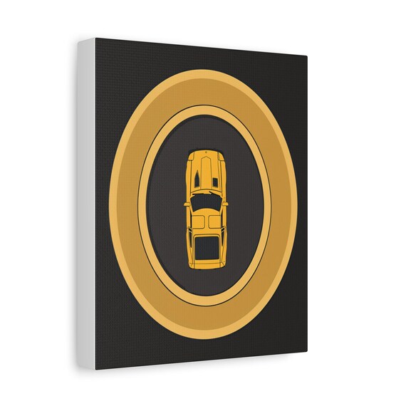 280ZX Pop Art Canvas Print, Retro Japanese Sports Car Wall Art