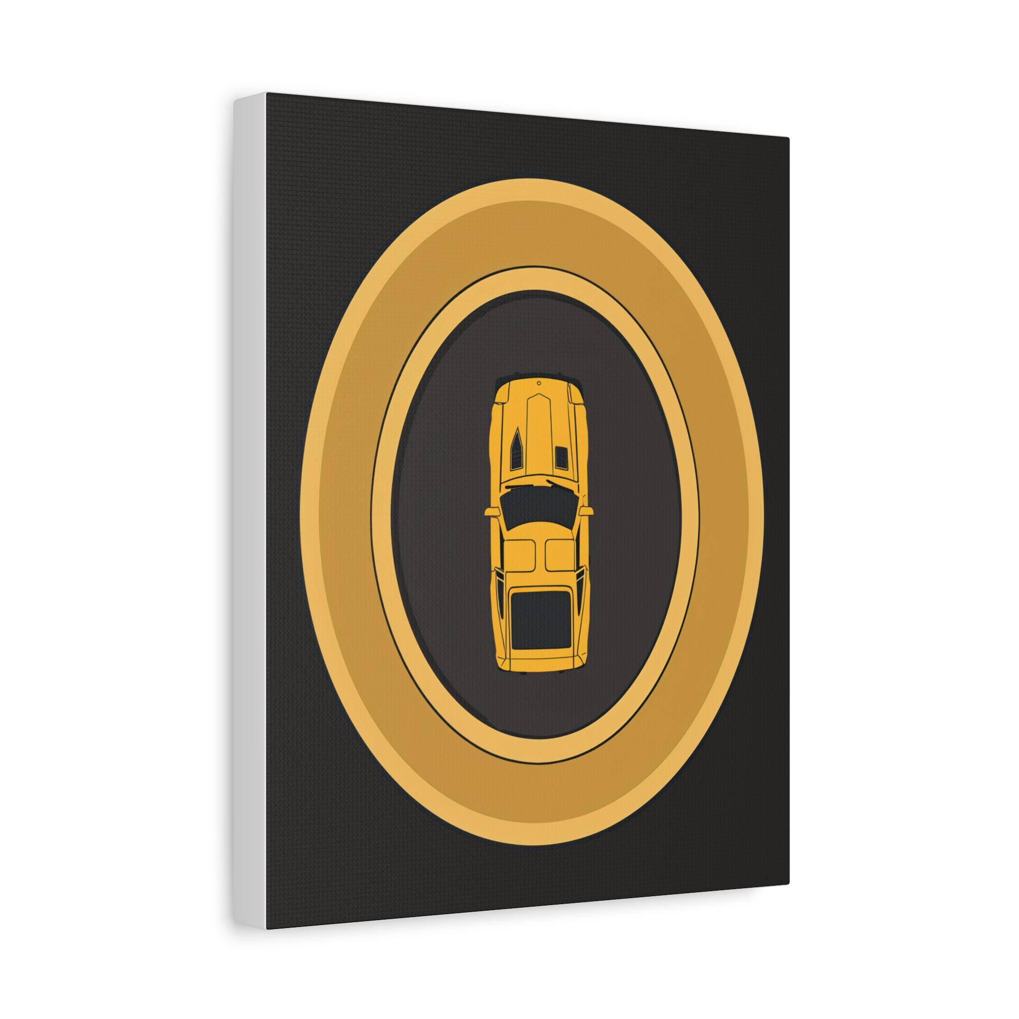 280ZX Pop Art Canvas Print, Retro Japanese Sports Car Wall Art