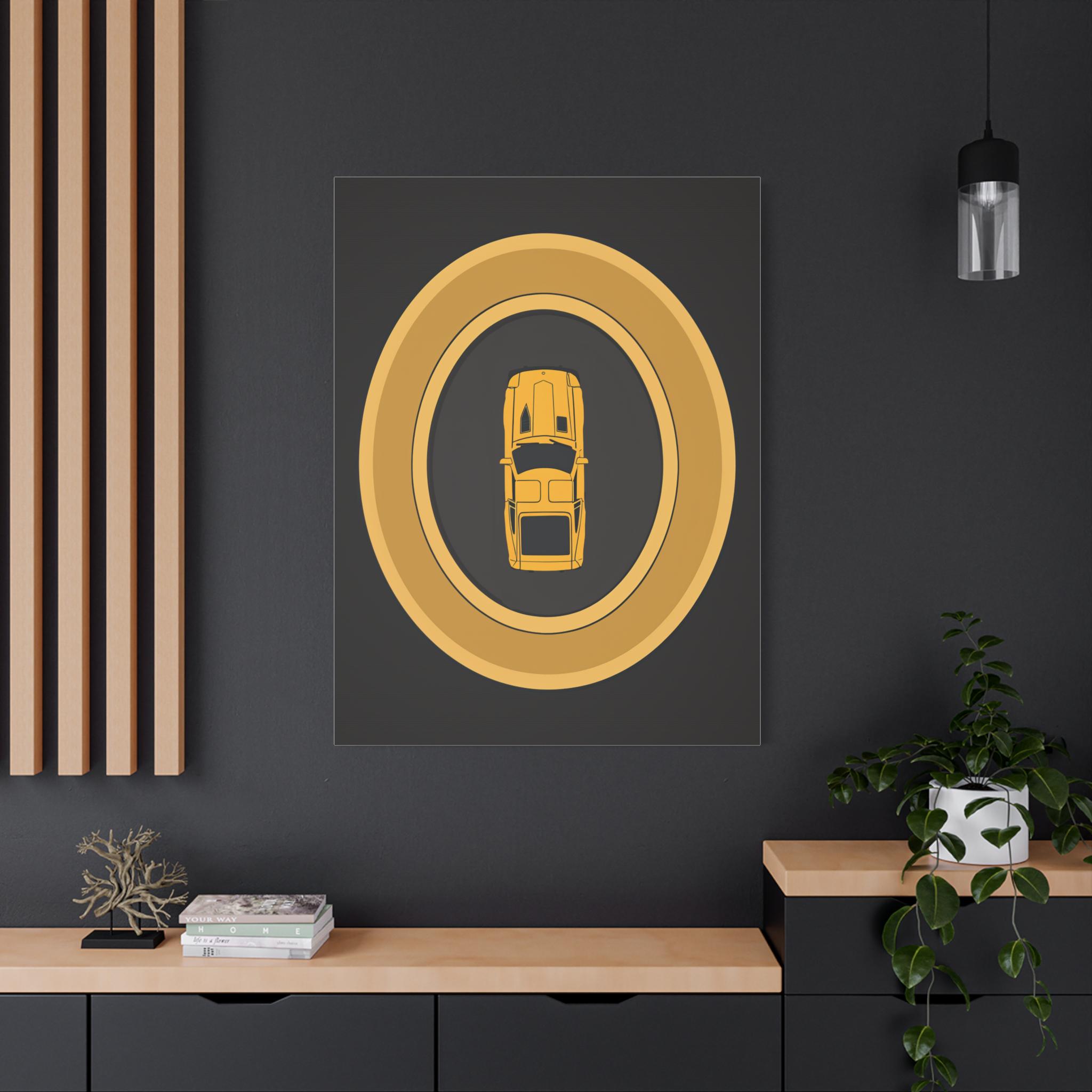 280ZX Pop Art Canvas Print, Retro Japanese Sports Car Wall Art