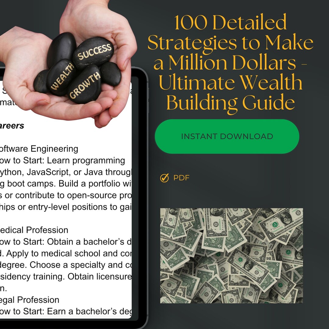 100 Detailed Strategies to Make a Million Dollars - Ultimate Wealth ...